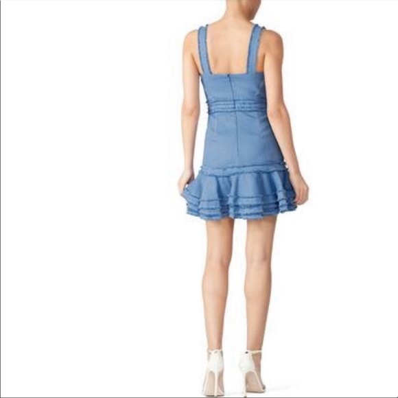 Alexis Denim Judith Dress Shell Blue Linen Sleeveless Mini S - Picture 13 of 14